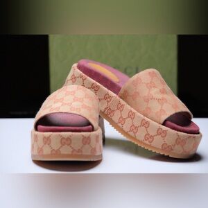 Platform Gucci Slides